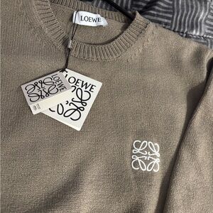 Loewe Beige Melange Wool Sweater